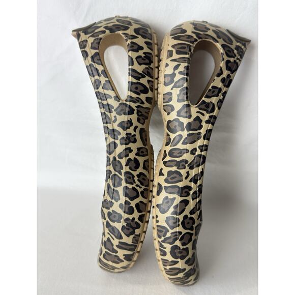 Crocs Kadee Animal Print Cheetah Leopard Women’s 8 Ballet Shoes Slip On - Picture 5 of 11